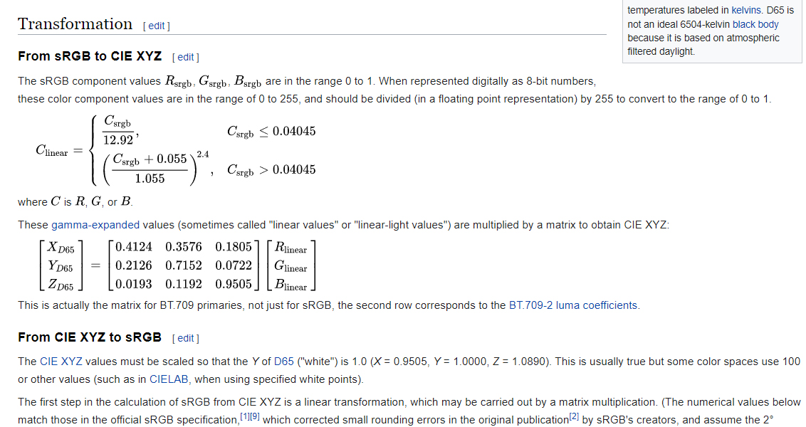 color formulas example.